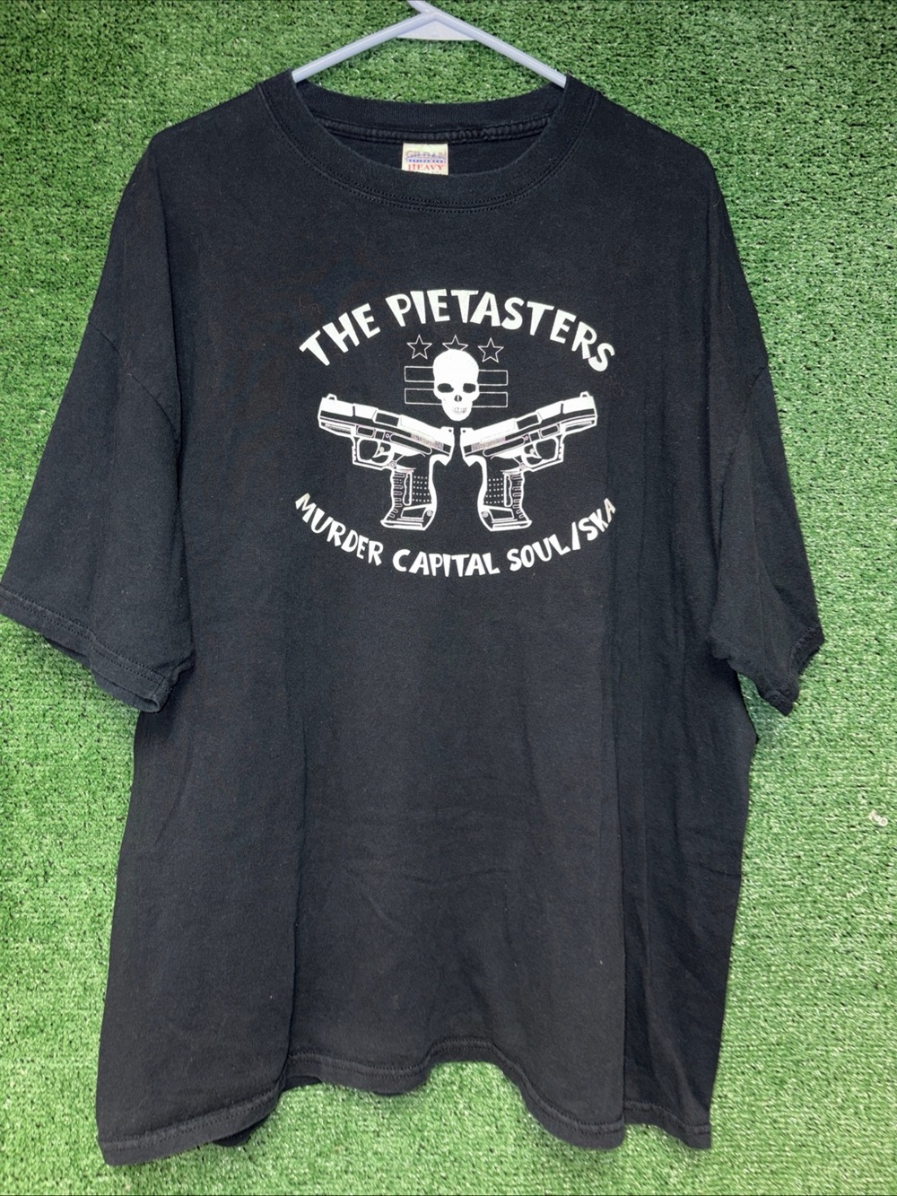 vintage 90s The Pietasters Black Shirt XXL Gildan tag Ska Punk